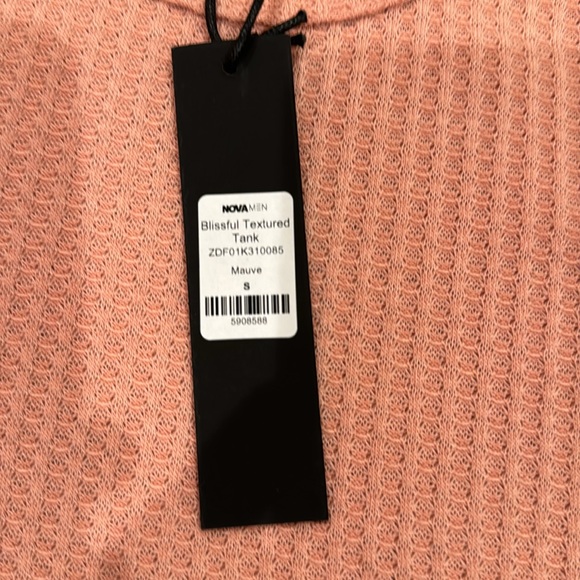 Blissful Textured Tank - Mauve - Picture 3 of 3